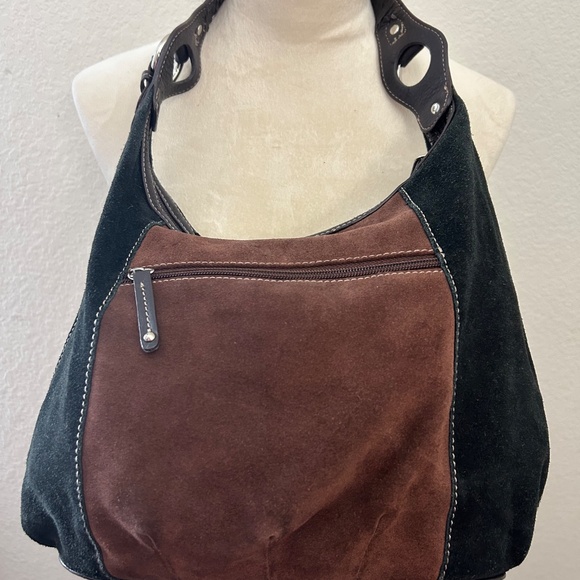 Pre-Owned Clarks Brand Leather Purse w/‎ Floral Liner - Picture 2 of 8